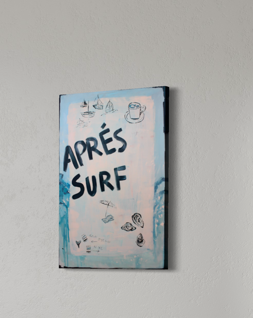 APRES SURF Canvas