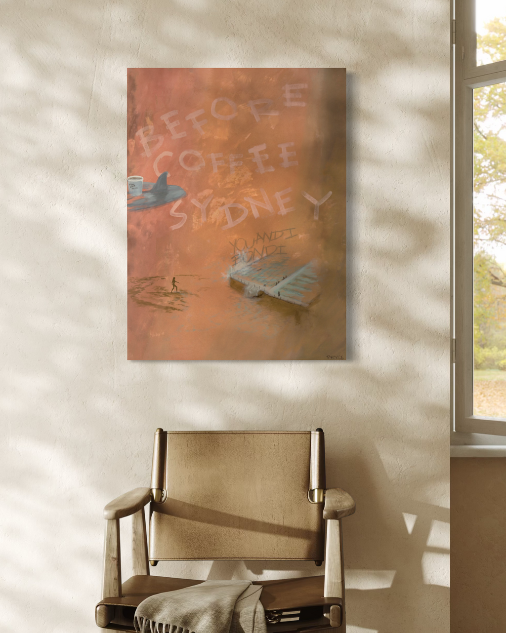 BEFORE COFFEE SYDNEY Canvas