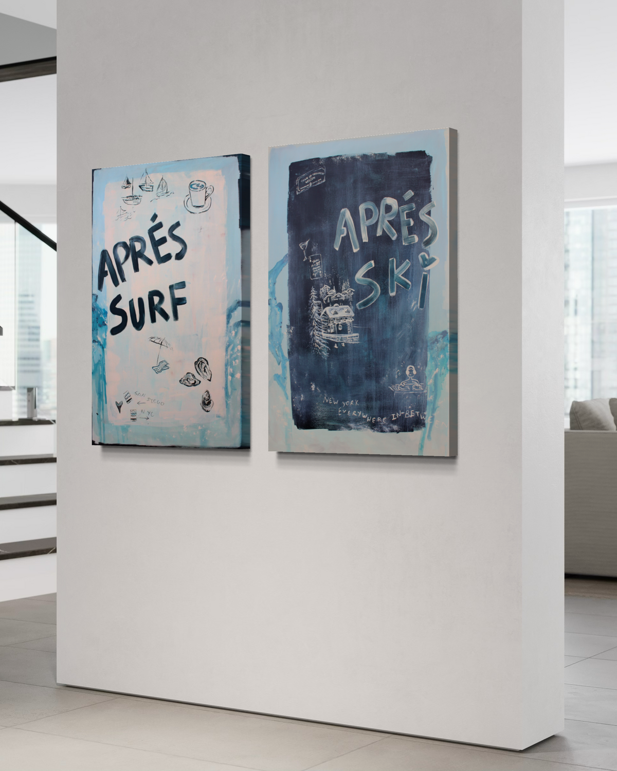 APRES SURF Canvas