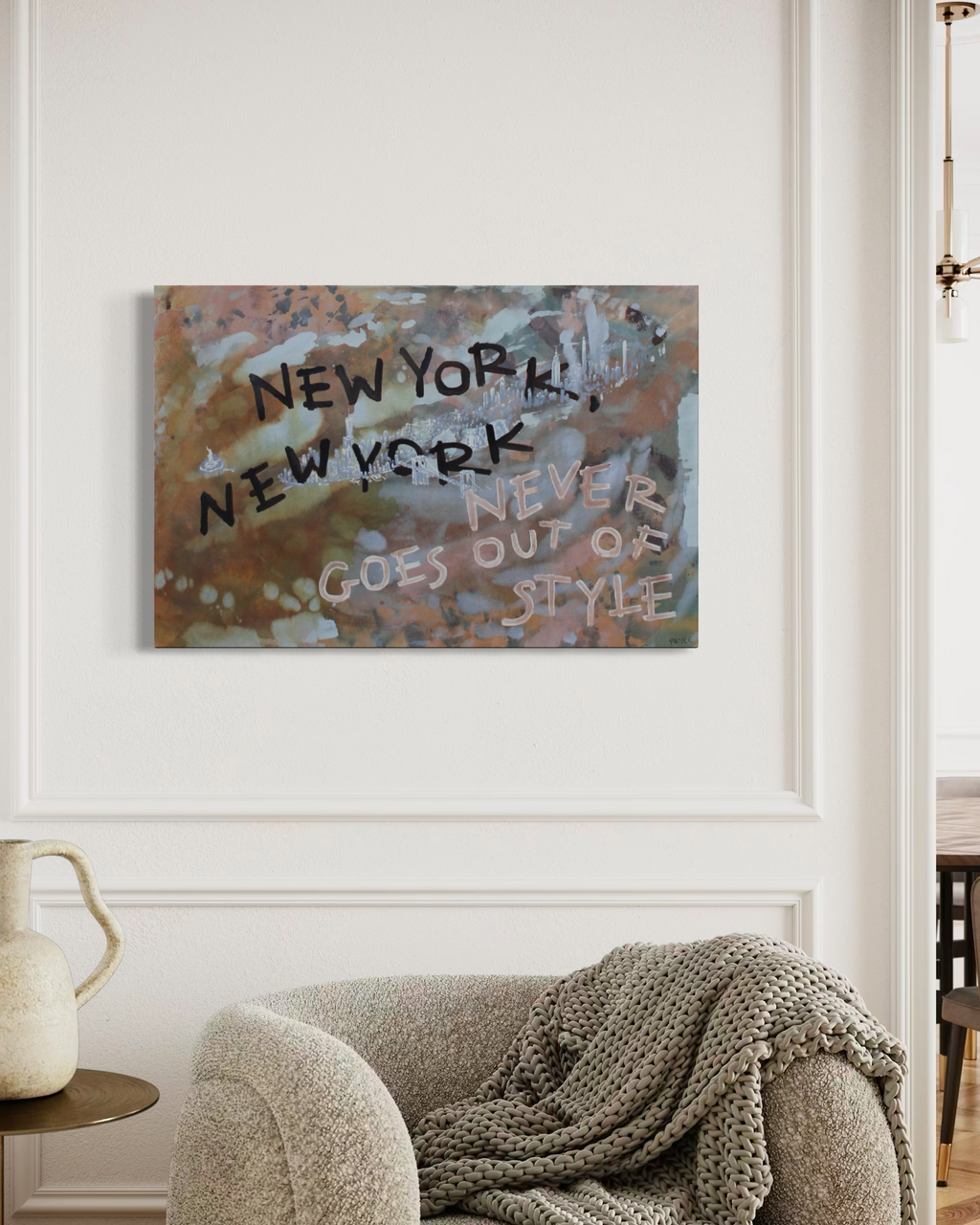 NEW YORK, NEW YORK Canvas