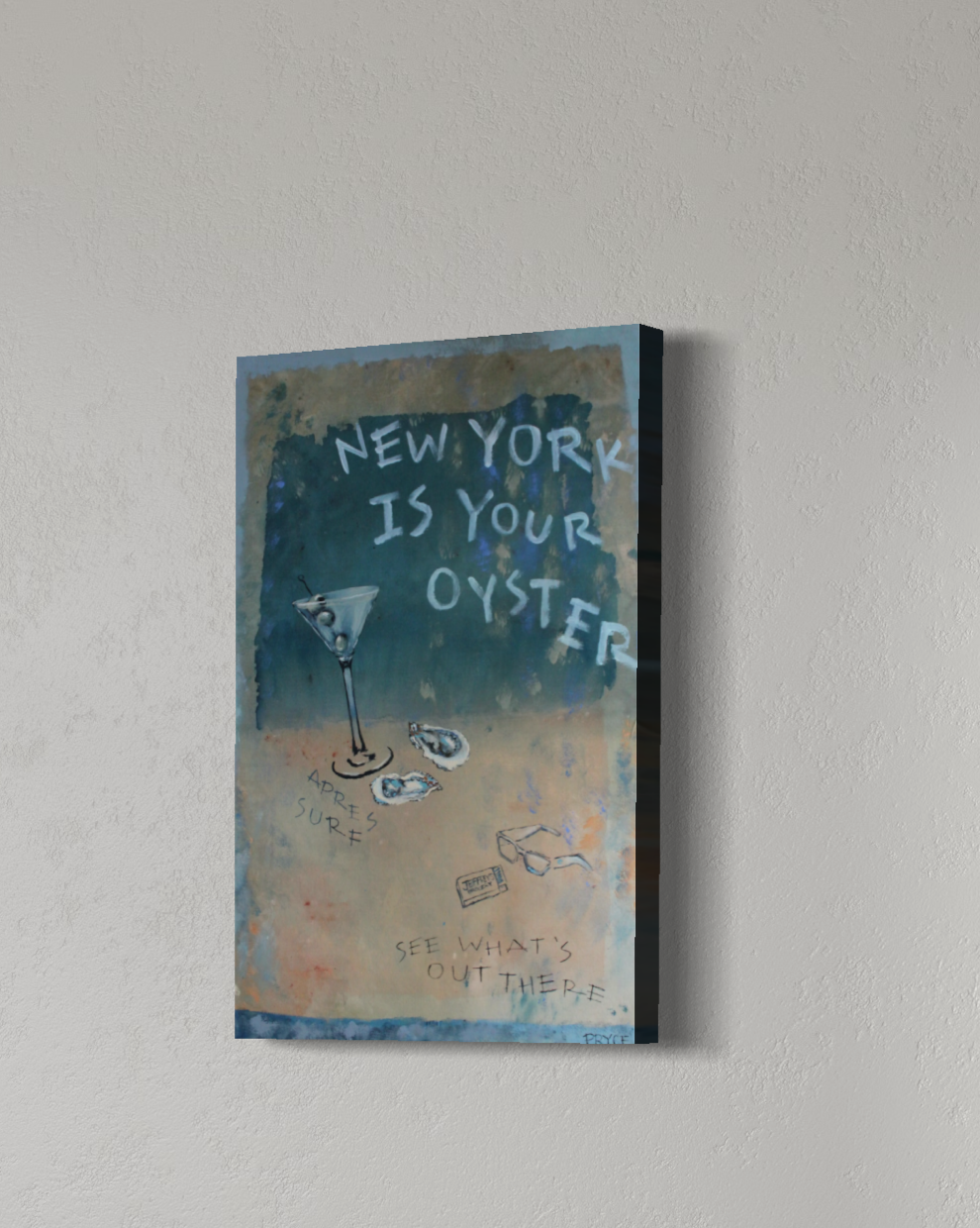 NEW YORK IS YOUR OYSTER Canvas