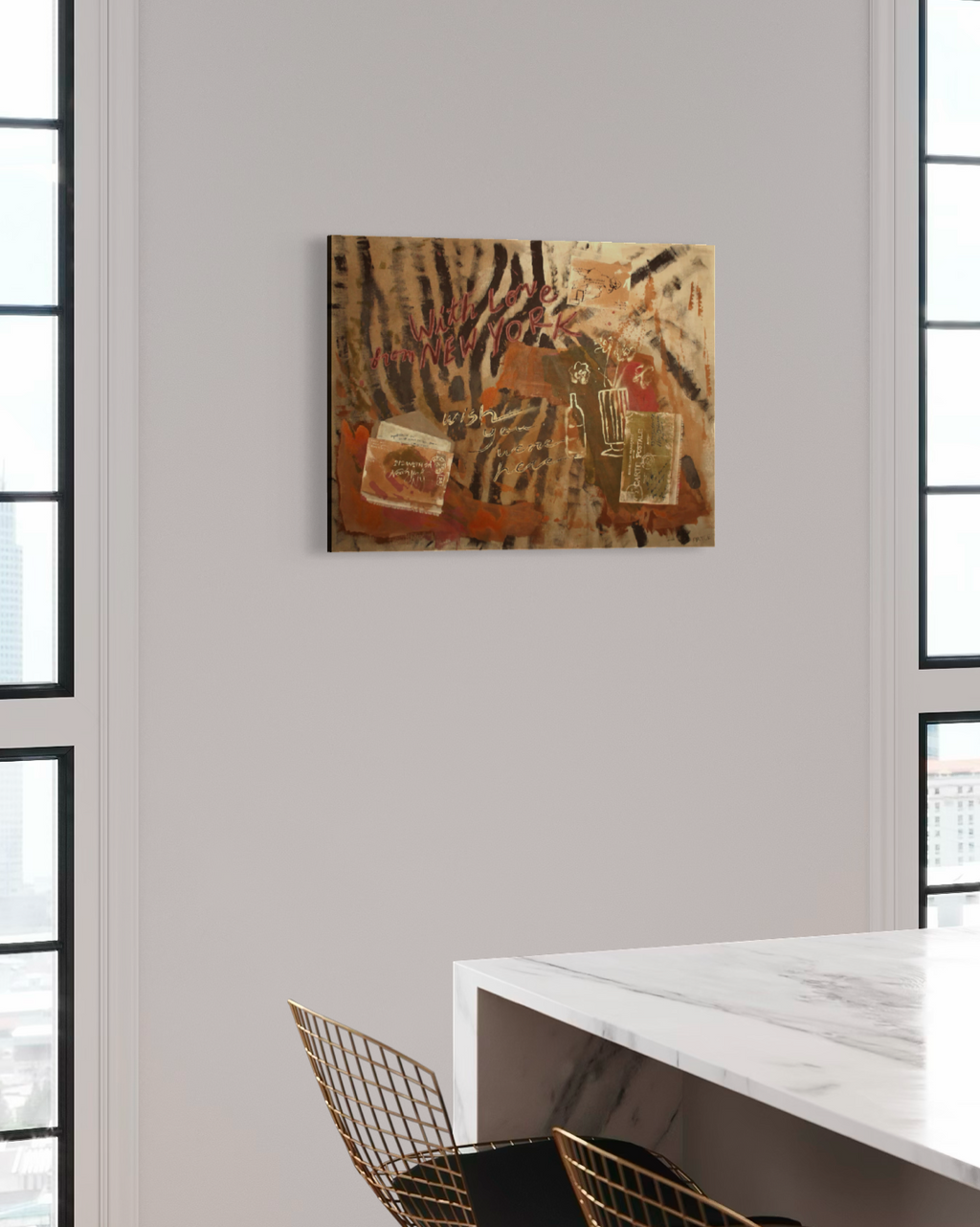 WITH LOVE, FROM NEW YORK Canvas