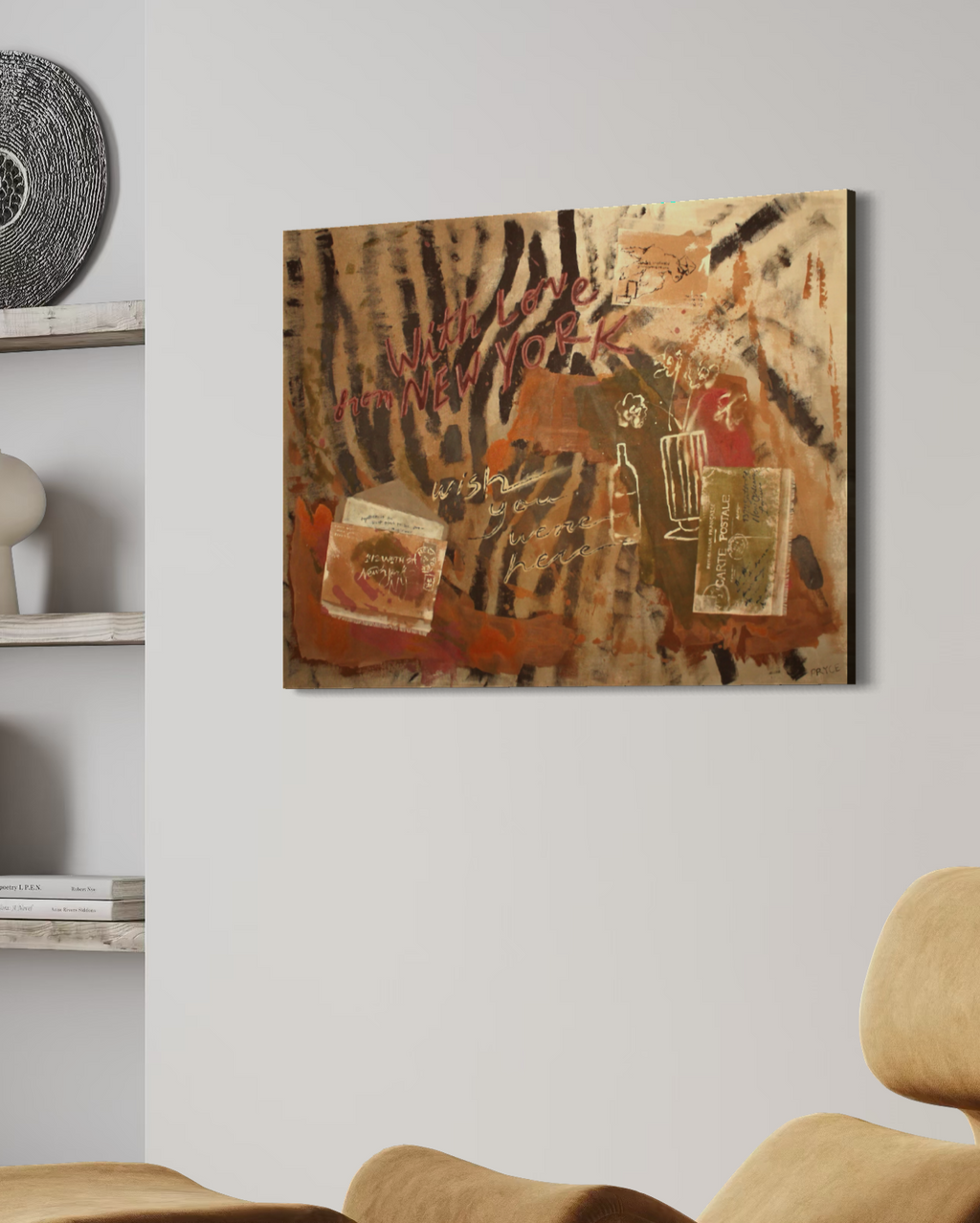 WITH LOVE, FROM NEW YORK Canvas