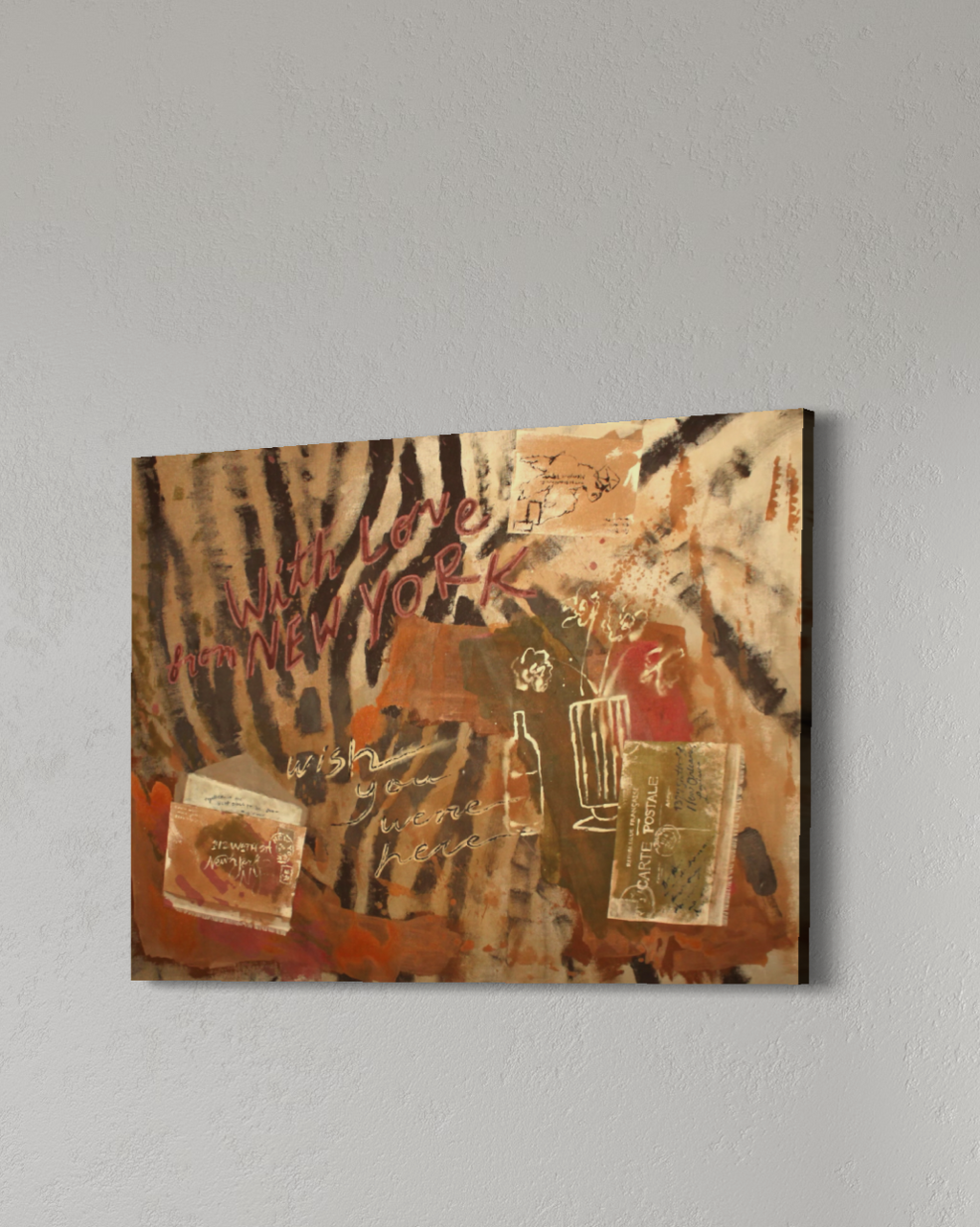 WITH LOVE, FROM NEW YORK Canvas
