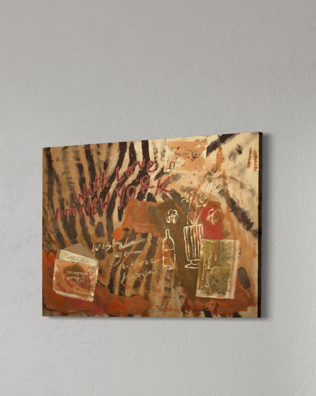 WITH LOVE, FROM NEW YORK Canvas