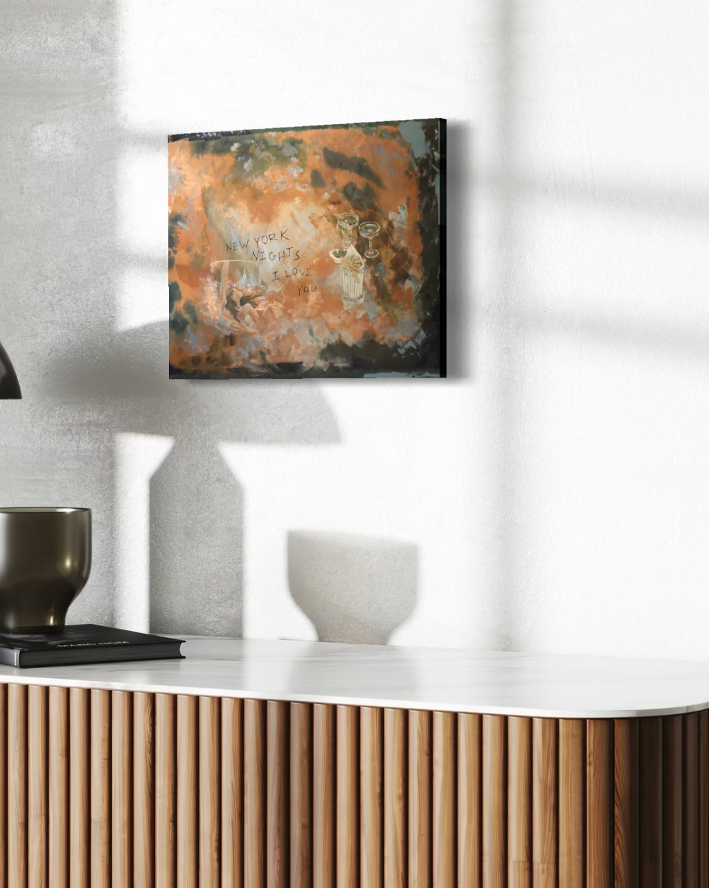 NEW YORK NIGHTS I LOVE YOU Canvas