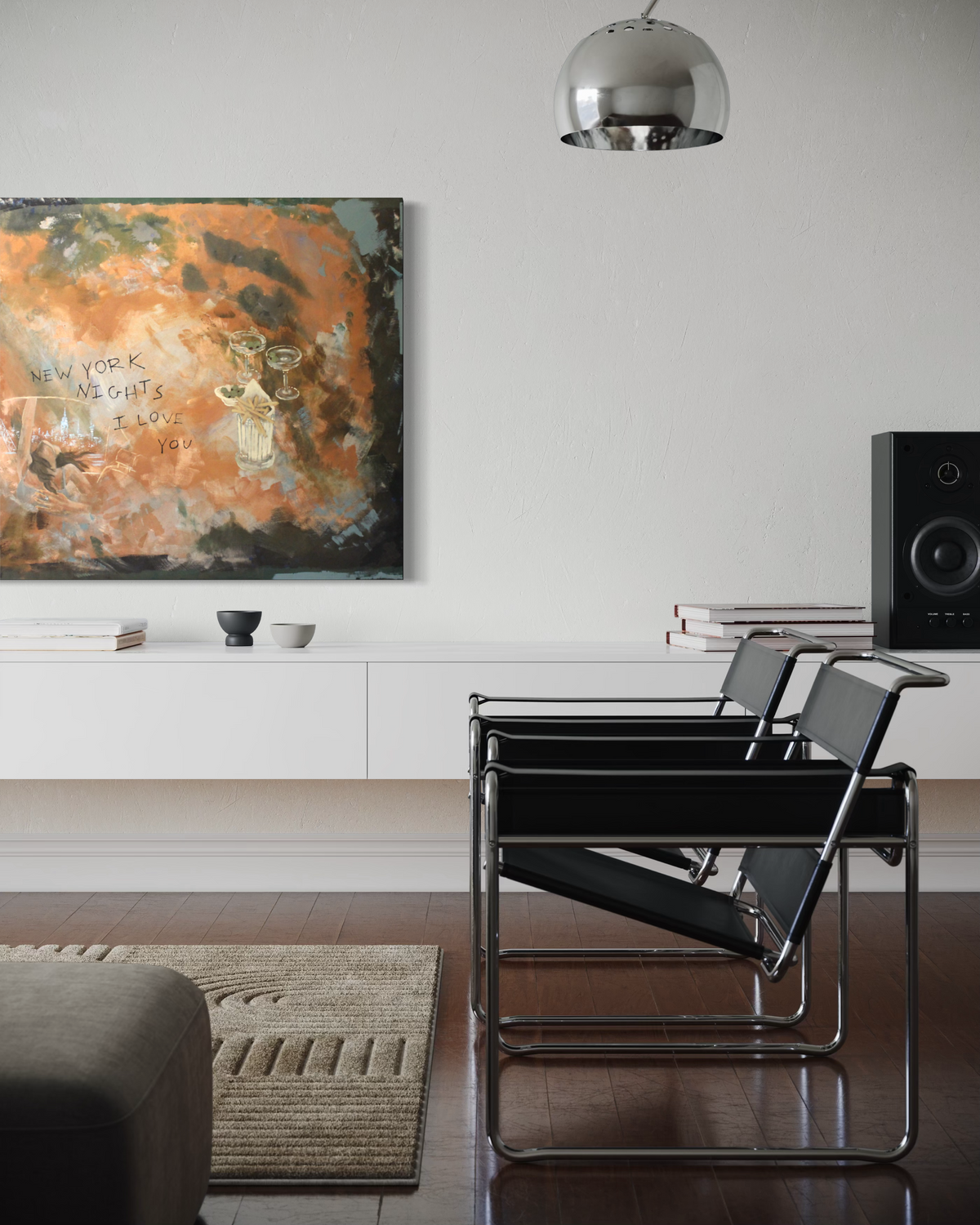 NEW YORK NIGHTS I LOVE YOU Canvas