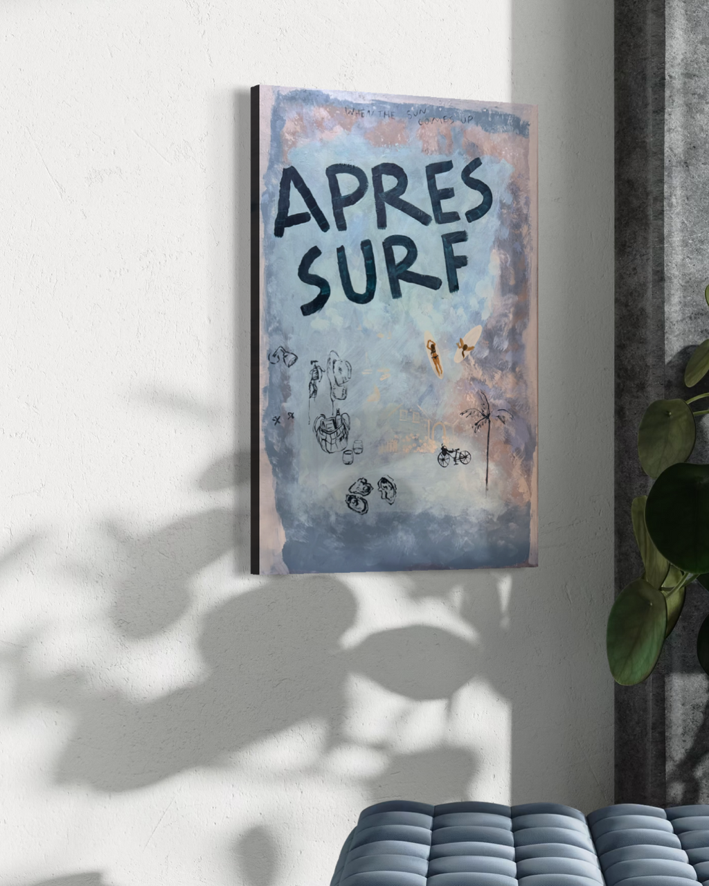 OUT OF OFFICE SURF Canvas