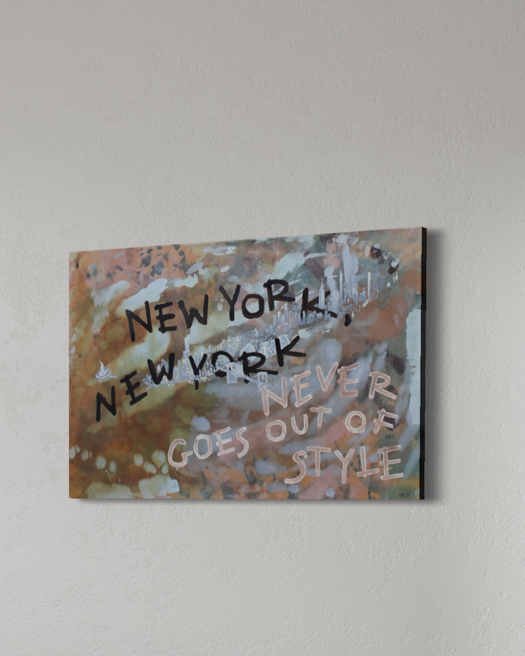 NEW YORK, NEW YORK Canvas