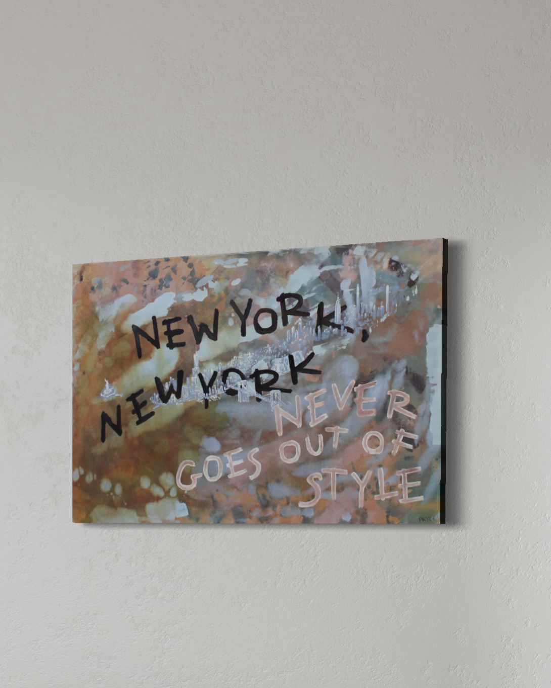 NEW YORK, NEW YORK Canvas
