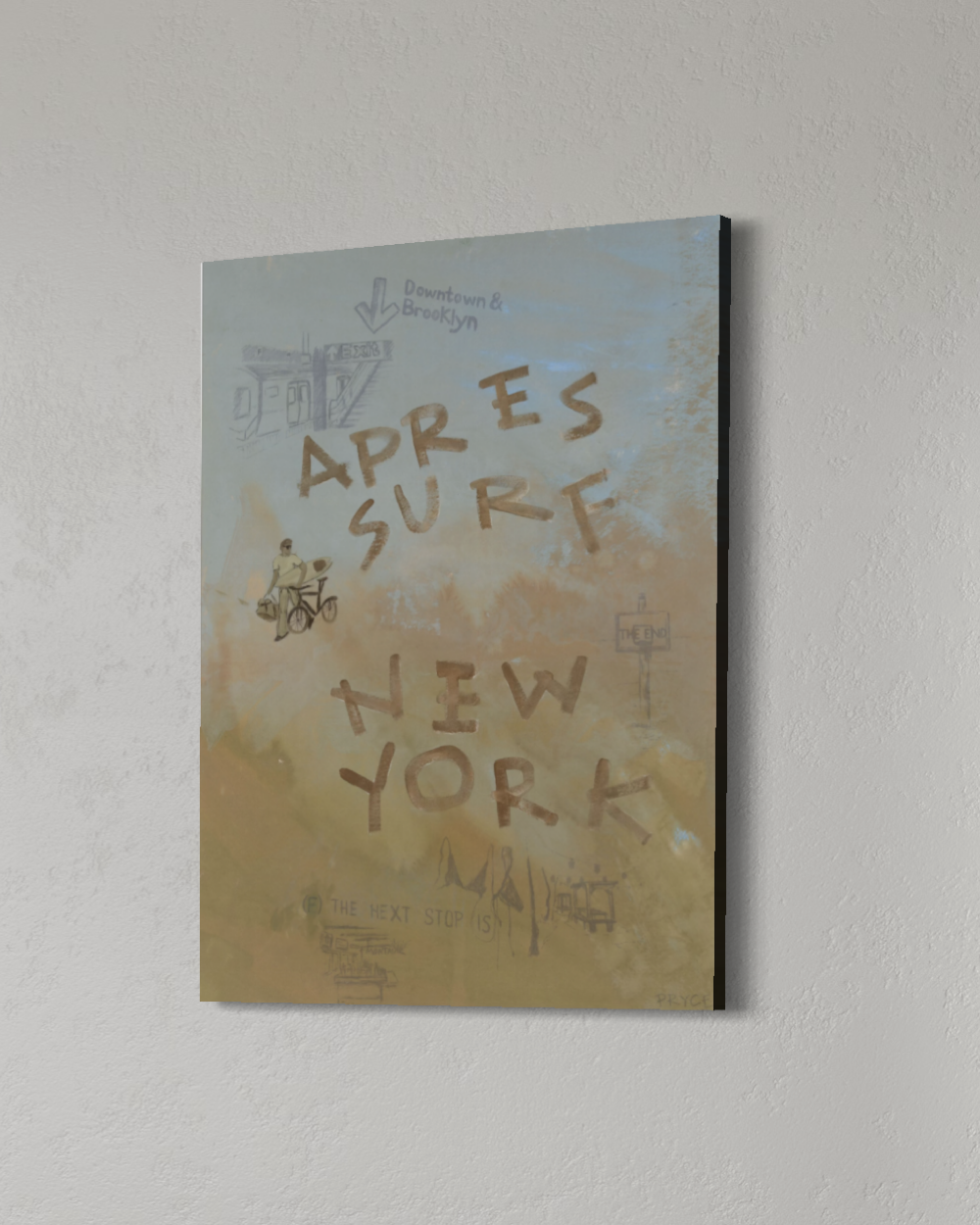 APRES SURF NEW YORK Canvas