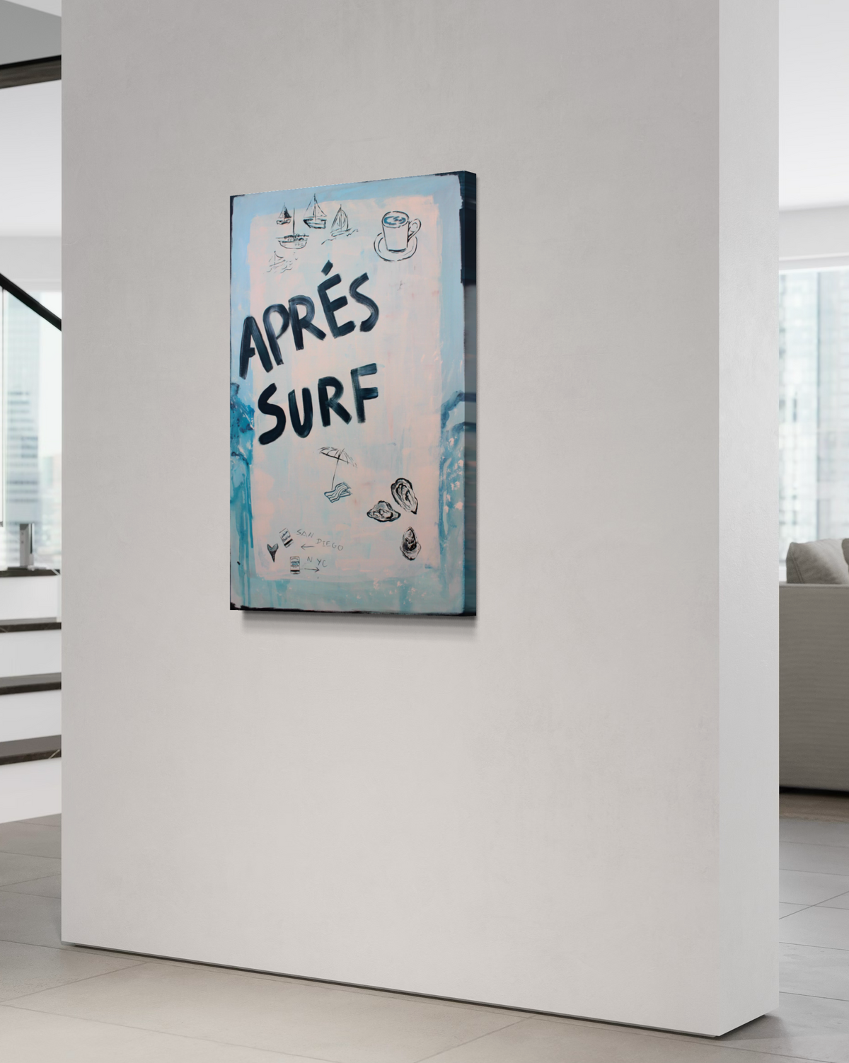 APRES SURF Canvas