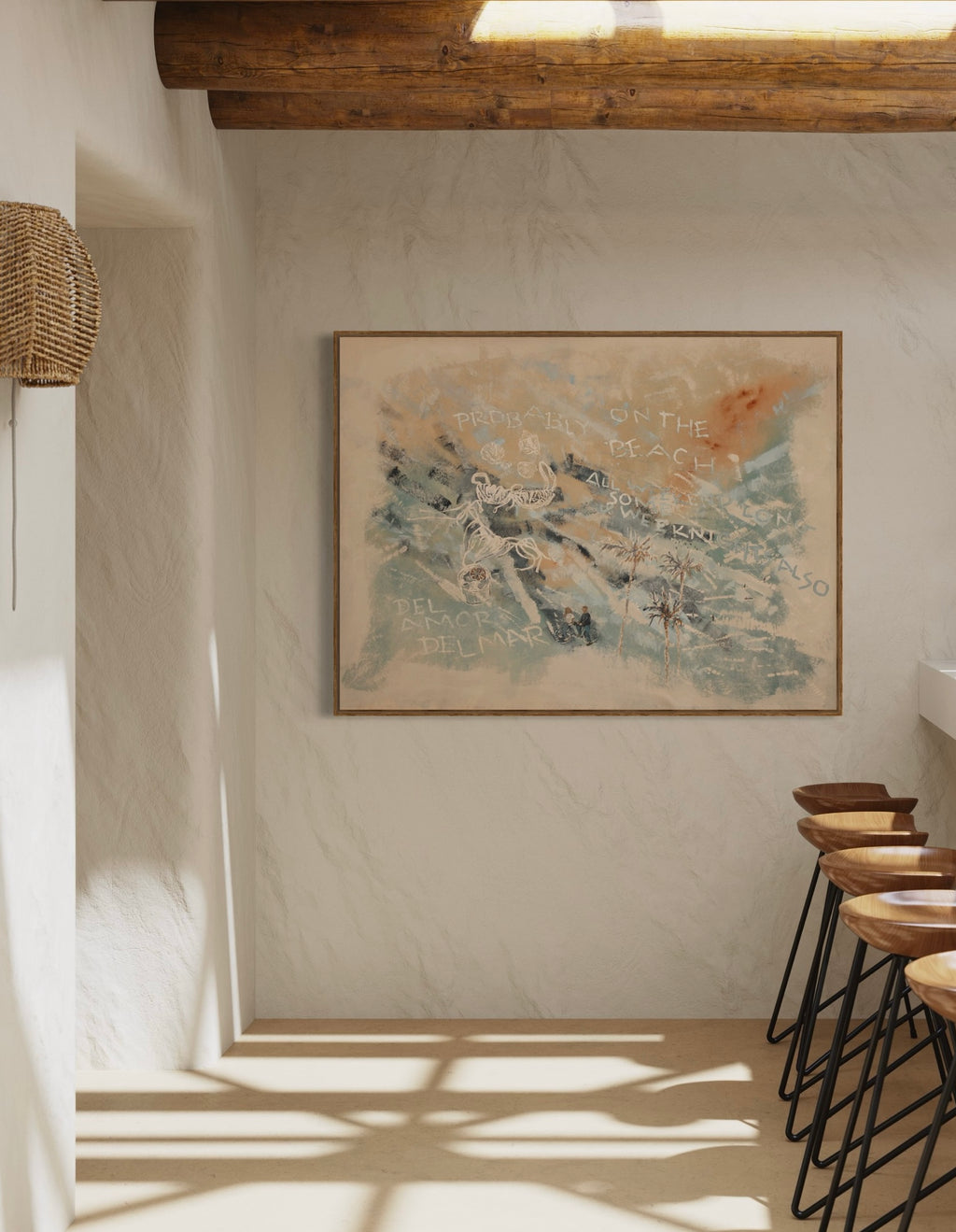 SHE'S PROBABLY ON THE BEACH