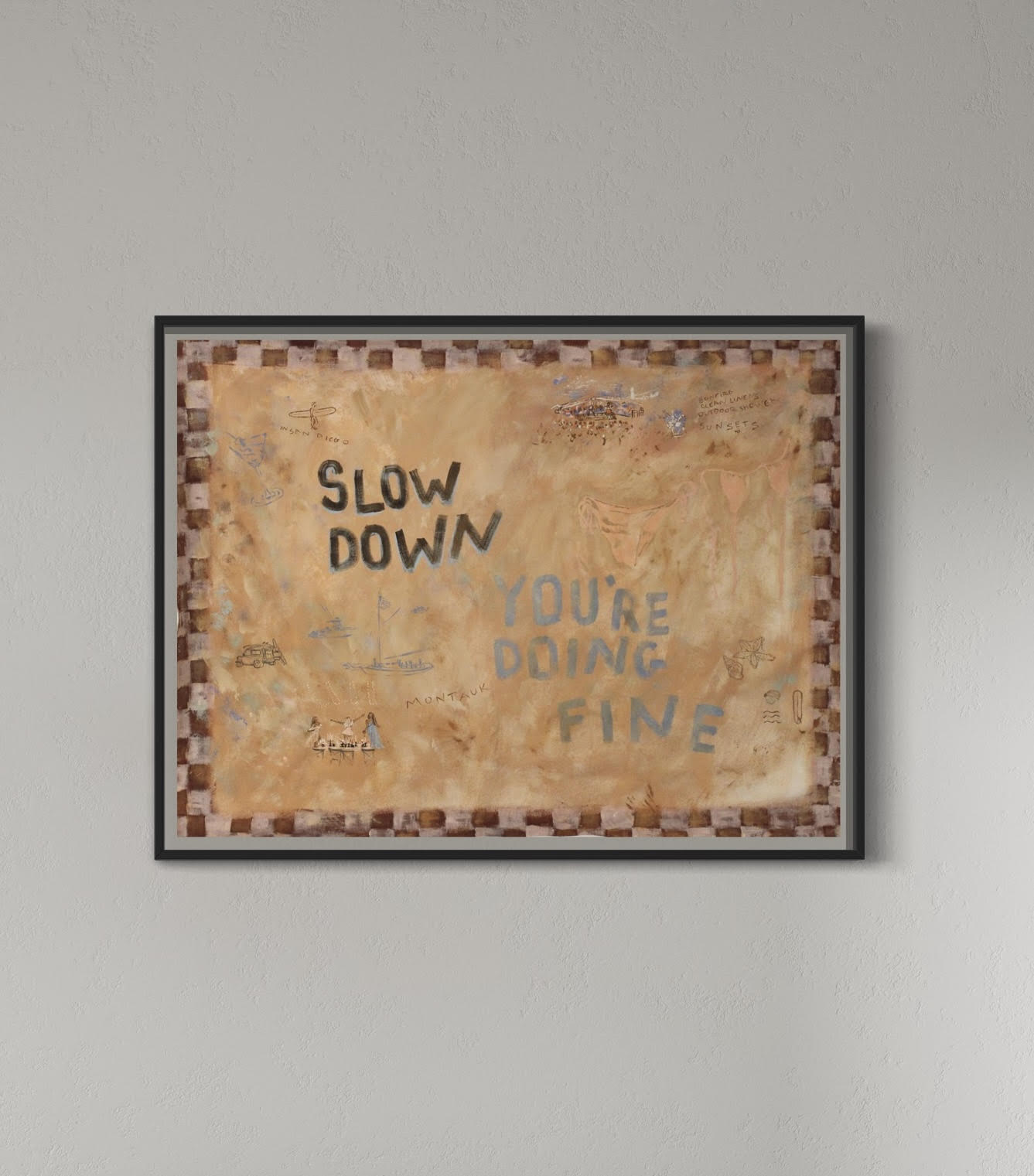 NEW YORK COASTAL PRINT - 36 x 48 in